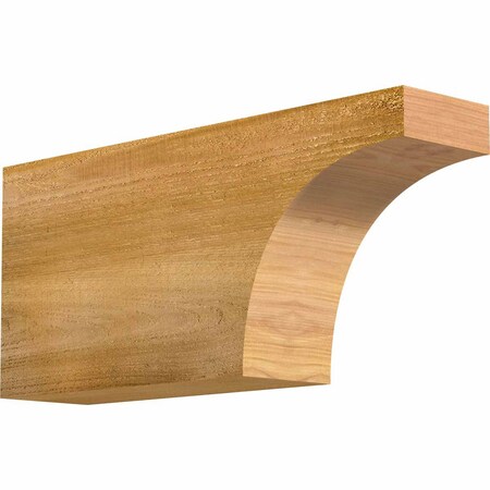 Ekena Millwork Huntington Rough Sawn Rafter Tail, Western Red Cedar, 4"W x 8"H x 18"L RFT04X08X18HUN00RWR